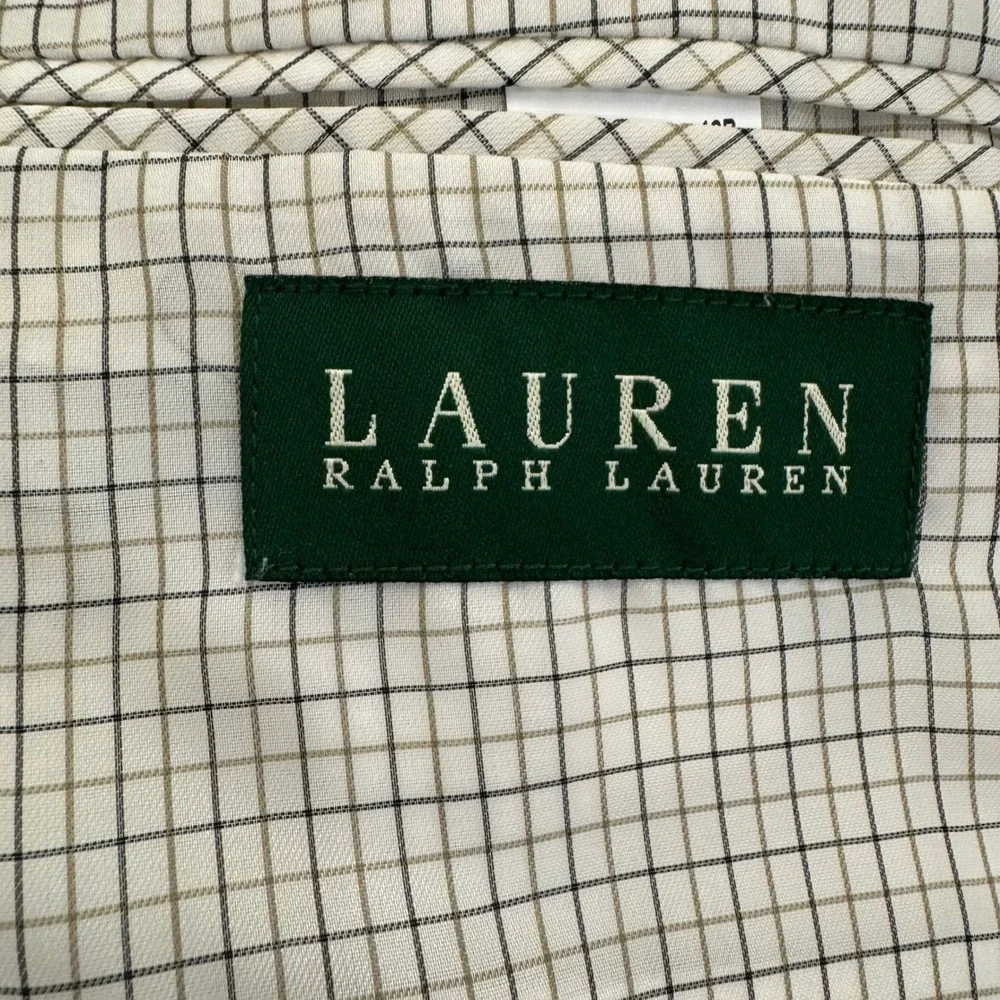 Lauren Ralph Lauren Mens 46R Tan Brown Two Button Blazer Sports Coat Jacket